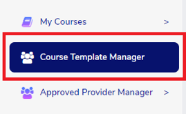Course Template Manager