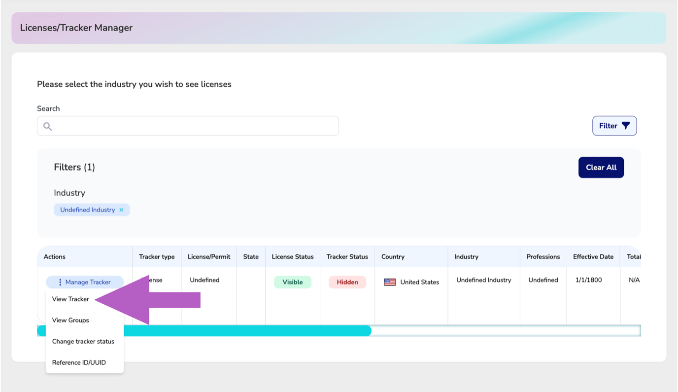 How to View a Tracker From the Licensee’s Perspective (Agency Accounts ...