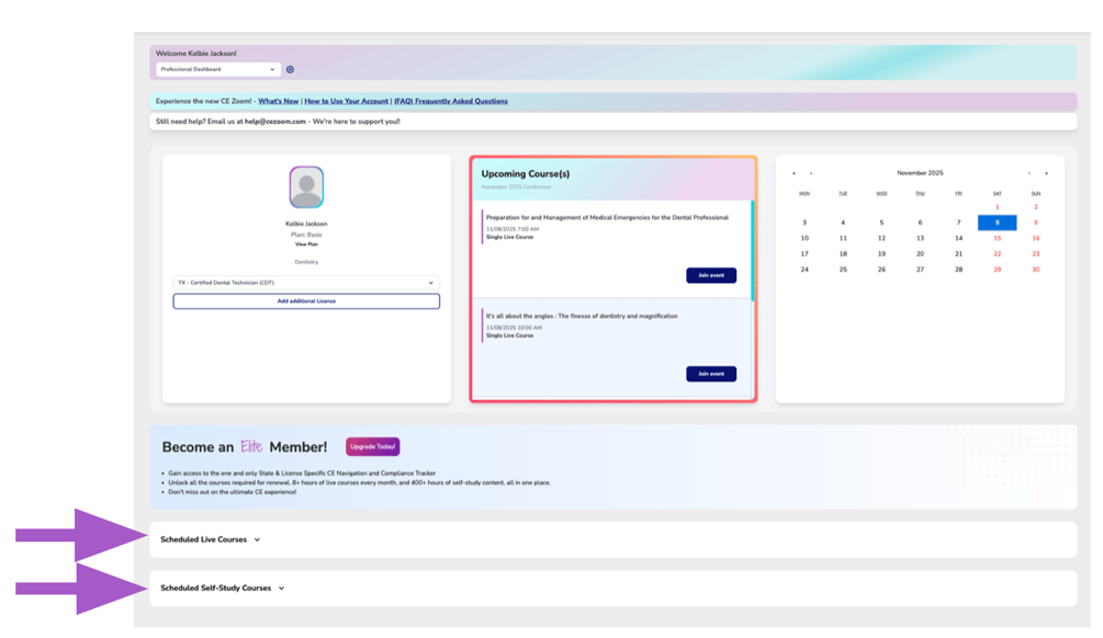 How to verify a course to receive my CE certificate on CE Zoom (V2 ...